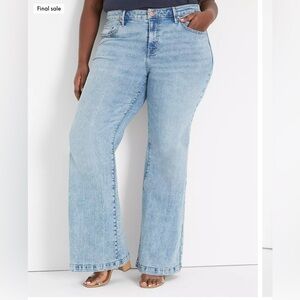 Lane Bryant Signature Fit Boot Jean Light Wash Size 24 NWT